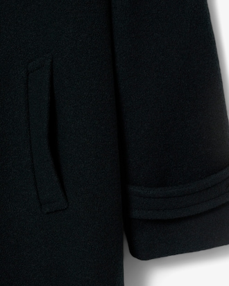Runway Boiled Wool Coat