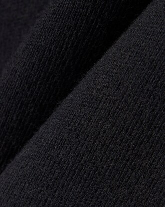 Cotton and Wool Blend Long Sleeved Polo Shirt