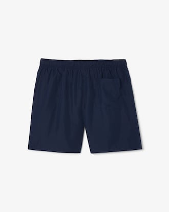 Mid Length Monochrome Swim Trunks