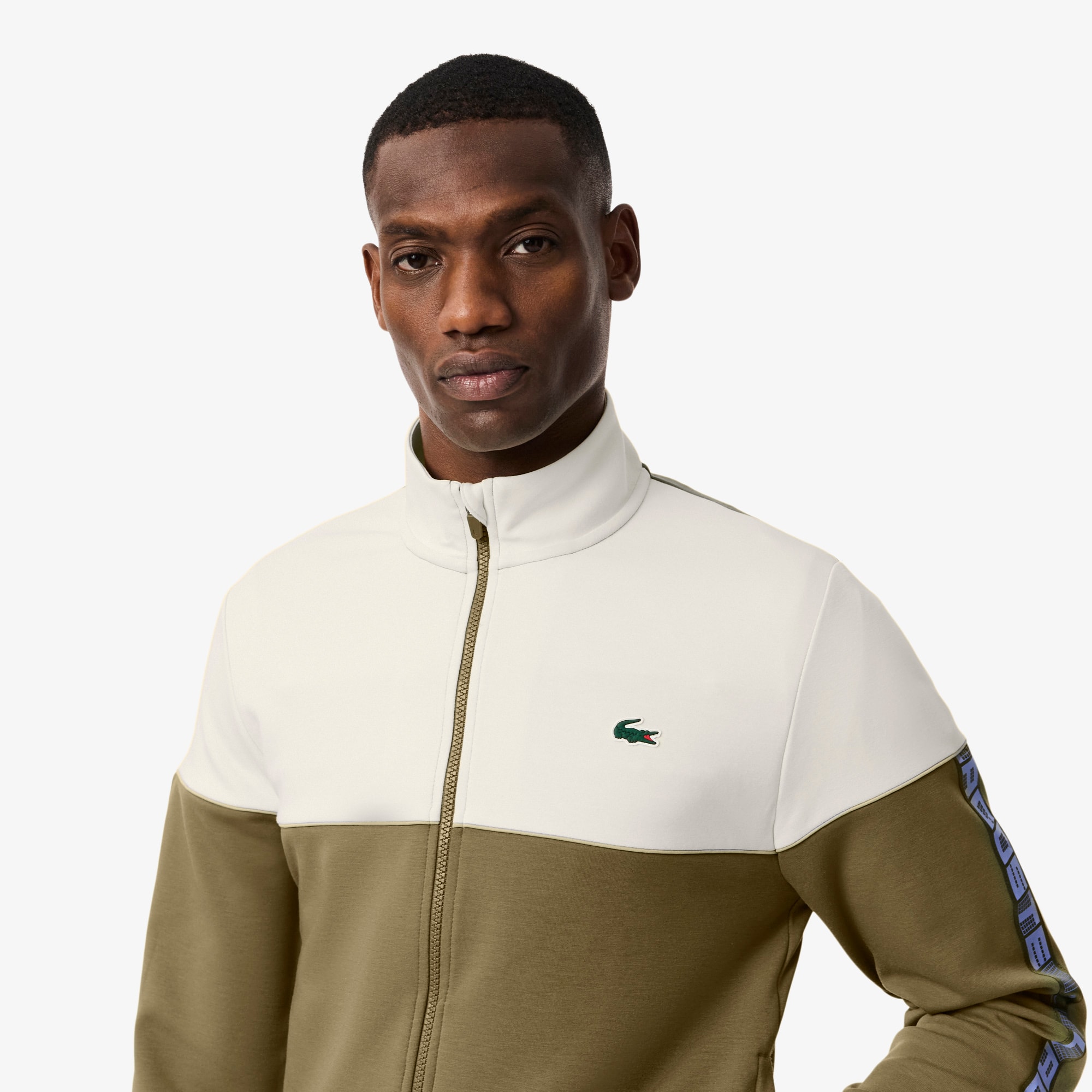 Tennis Zipped Colour-Block Sweatshirt - Men's Sweatshirts - New In