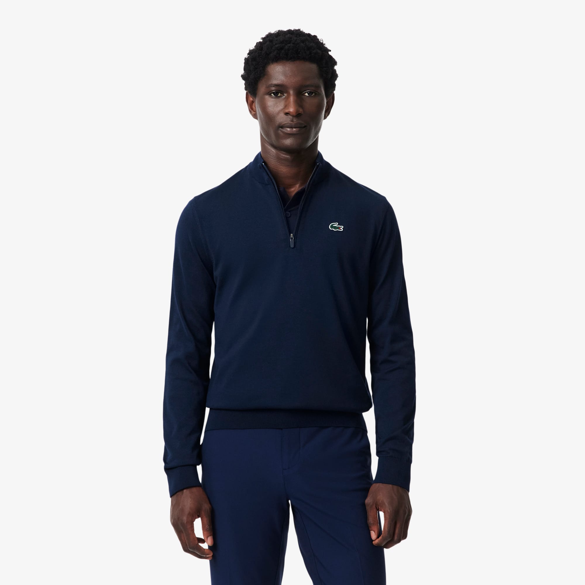 Quarter Zip Golf Sweater - Men's Knitwear - New In 2026 | Lacoste