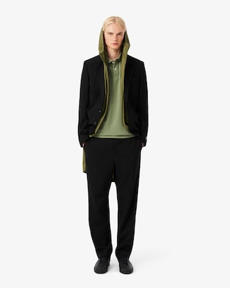 Loose Fit Heavy Piqu&eacute; Polo Shirt