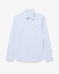 Slim Fit Striped Stretch Poplin Shirt