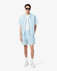 Lightweight Monogram Print Shorts