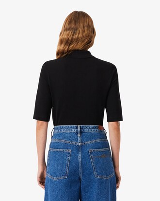 Slim Fit L.12.D Three Quarter Sleeve Polo Shirt