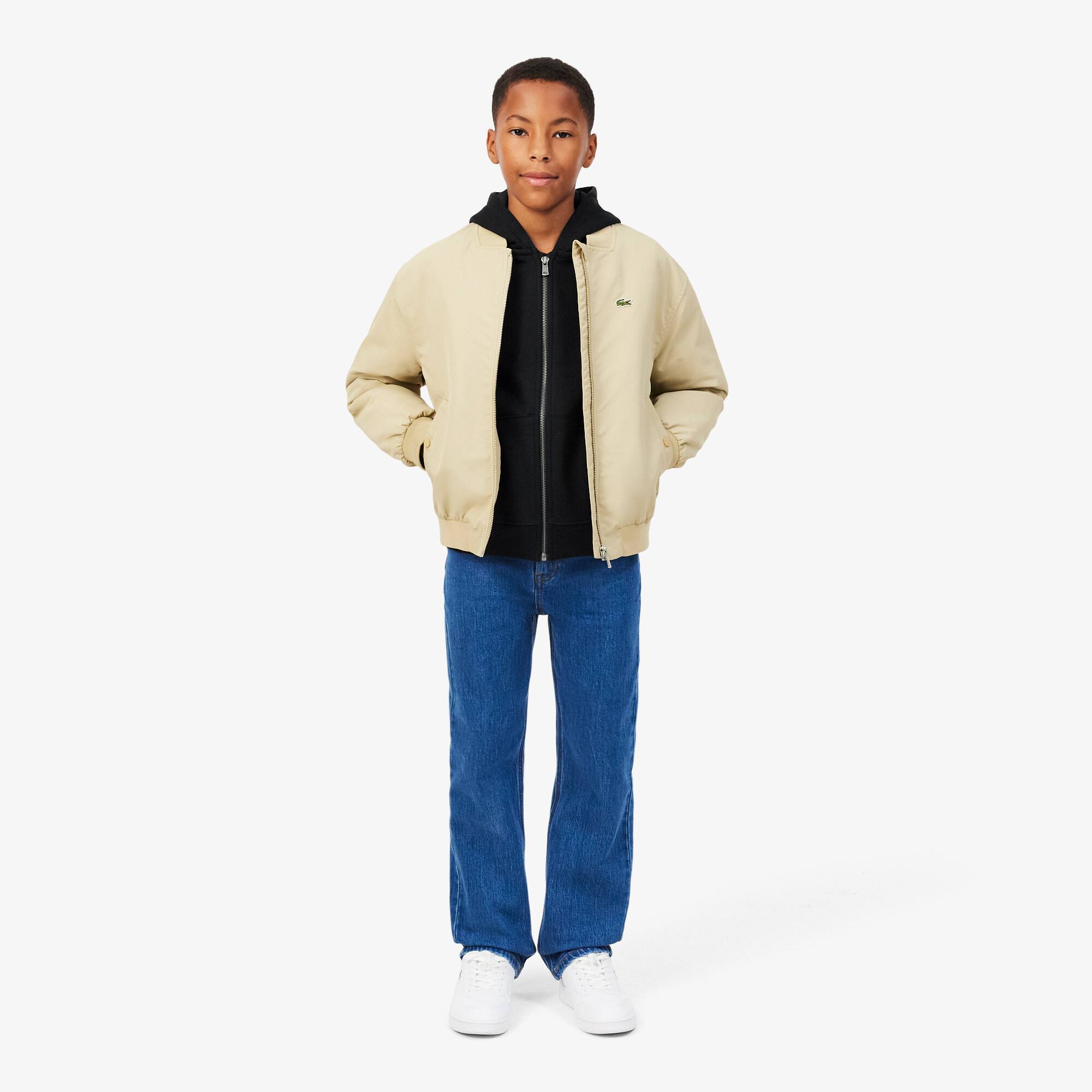 Unisex Brushed Fleece Zipped Sweatshirt - Boys' Knitwear