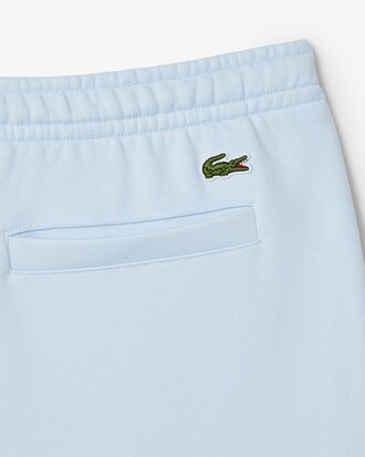 Printed cotton fleece shorts