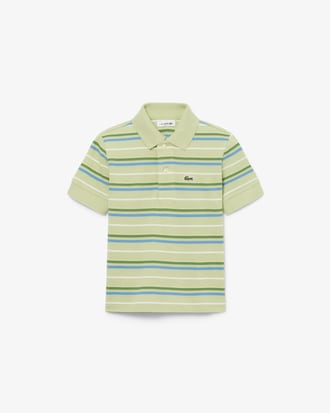 Contrast Stripe Petit Piqu&eacute; Polo Shirt
