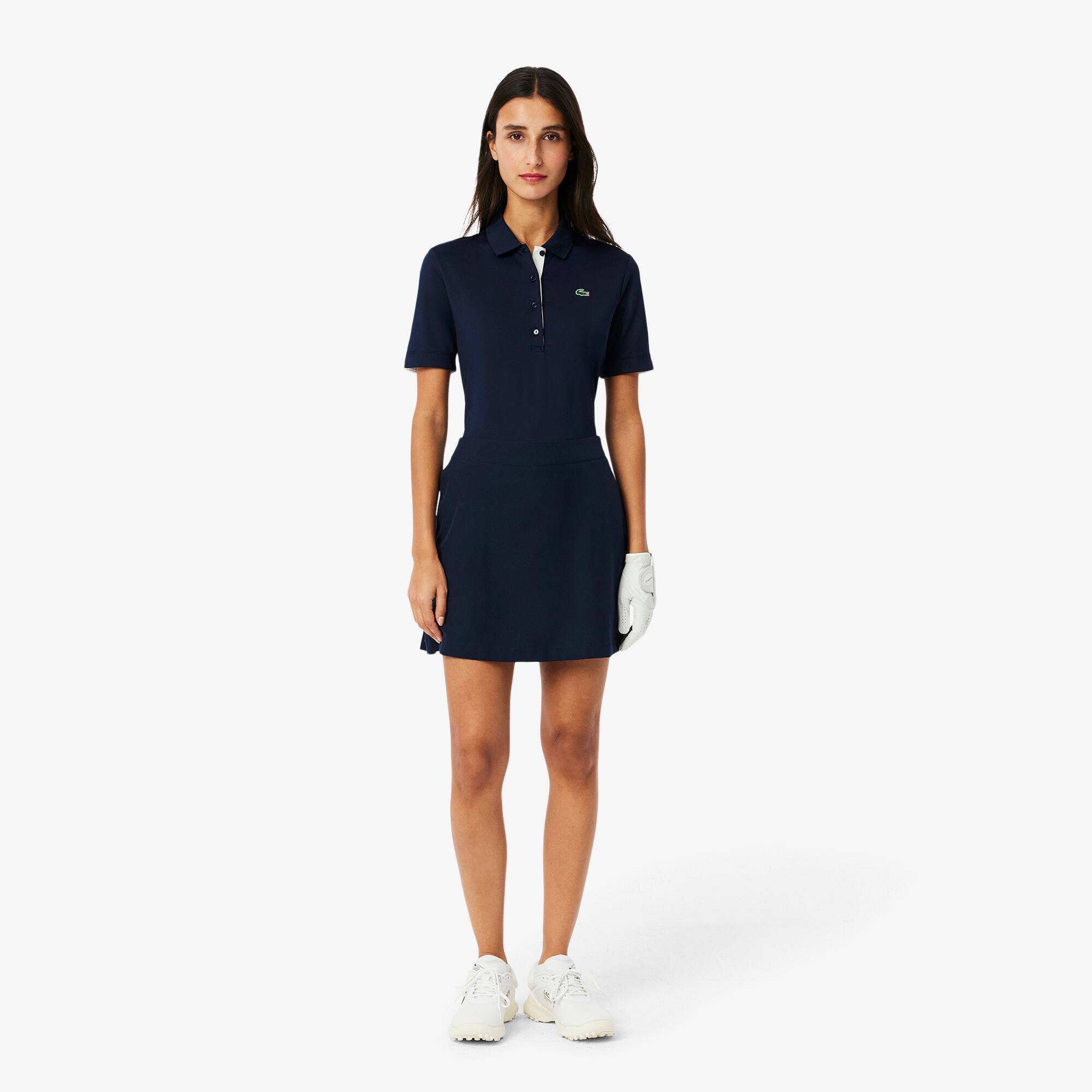 Lacoste ウルトラトライライニンクコルフスカト JF8571 423 Ultra Dry Golf Skirt with Liner - Women's dresses & skirts
