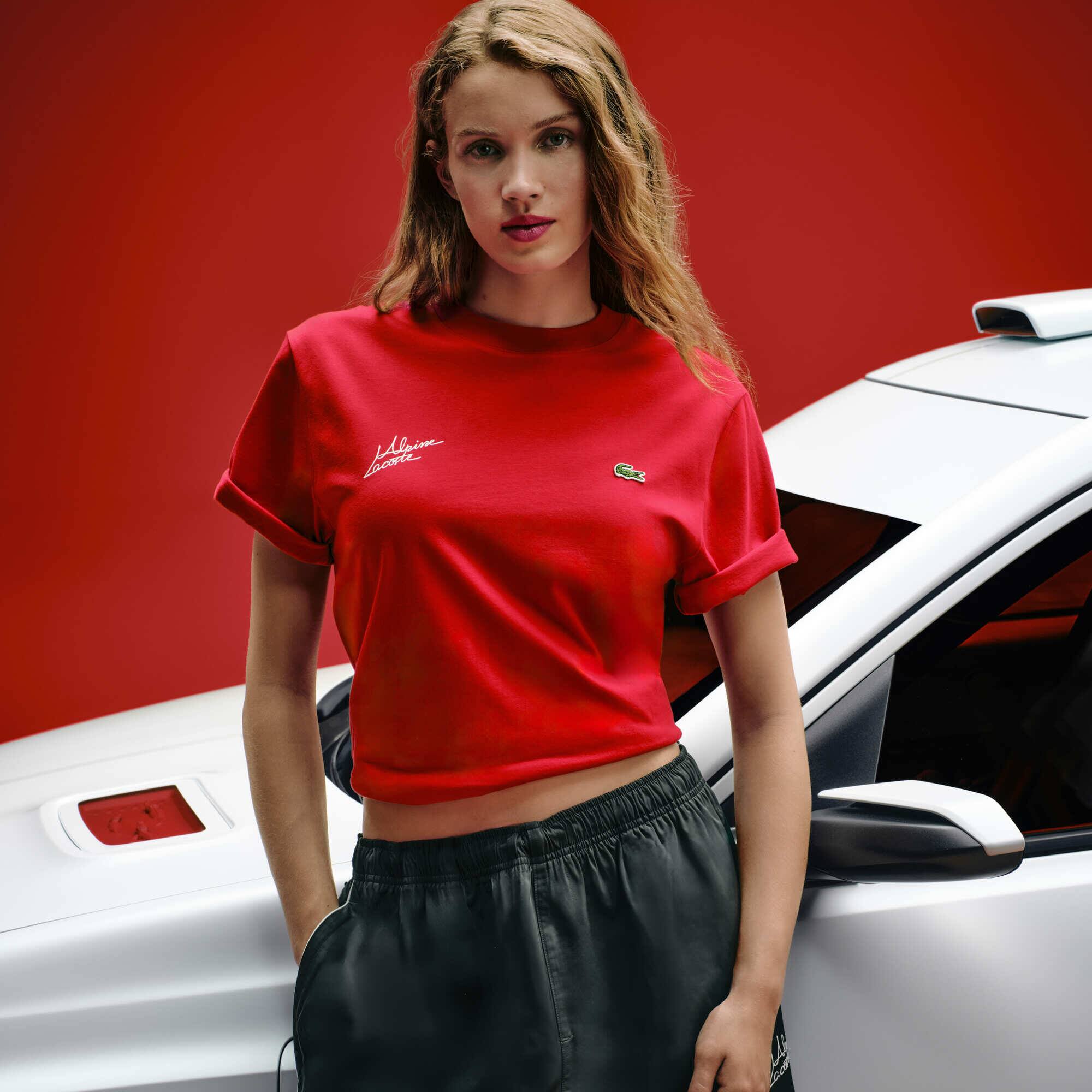 Gps Vehicle Tee Shirt Lacoste RayÃ© Lacoste X Alpine Jersey Graphic T-shirt Men's T-shirts New In 2026  Lacoste
