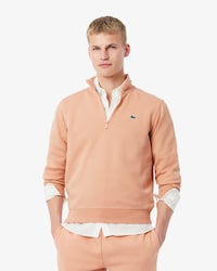 High Neck Zipped Fleece Sweatshirt