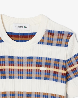 Short Sleeved Rib Knit Sweater