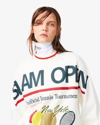 Runway Long Sleeved Tennis Print T-shirt