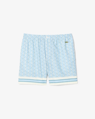 Lightweight Monogram Print Shorts