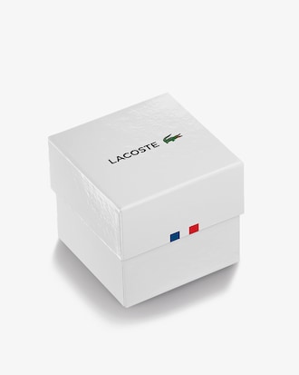 Lacoste.12.12 3 Hand Silicone Watch with Crocodile