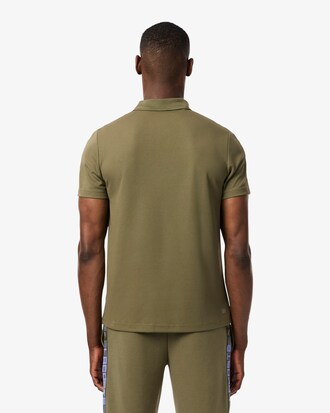 Ultra Dry Branded Stripe Tennis Polo Shirt