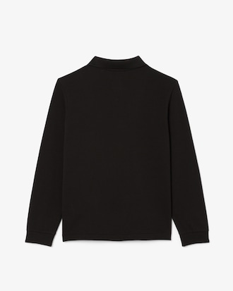 Long Sleeved Petit Piqu&eacute; Polo Shirt