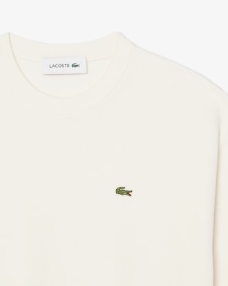 Relaxed Fit Cotton Crew Neck Sweater