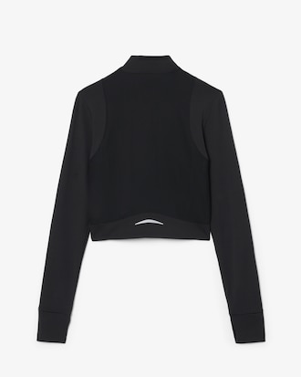 Dual Fabric Zipped Stretch Tennis Midlayer
