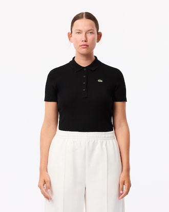 Slim Fit L.12.D Ribbed Cotton Polo Shirt