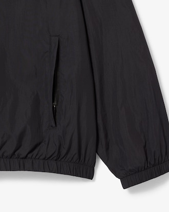 Water-Repellent Hooded Track Jacket