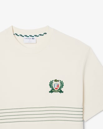 Embroidered Badge Piqué T-shirt