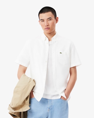 Regular Fit Short Sleeved Oxford Shirt
