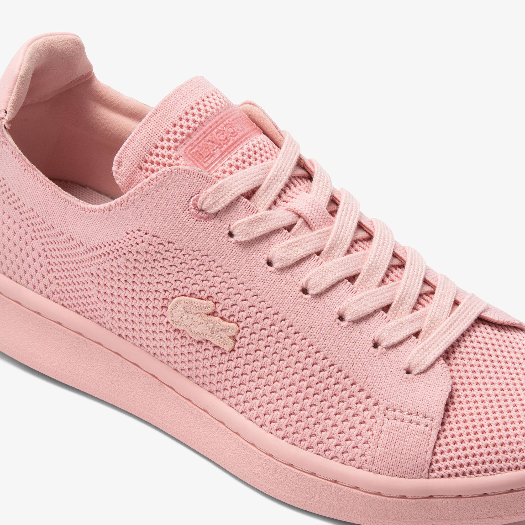 Women s Lacoste Carnaby Piqu Textile Heel Pop Trainers