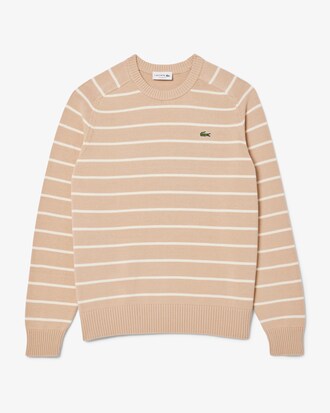 Striped Cotton Crew Neck Sweater