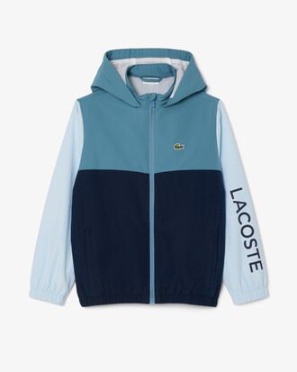 Zip-Up Water-Repellent Hooded Jacket