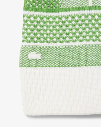 Tennis Court Jacquard Sweater Dress