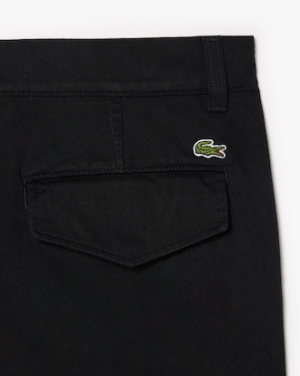 Straight Fit Cotton Cargo Pants