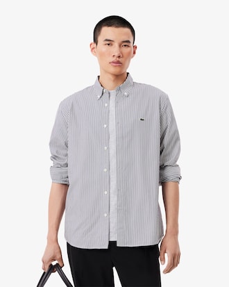 Regular Fit Striped Cotton Shirt
