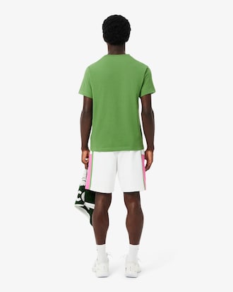 Lightweight Colour-Block Stripe Tennis Shorts