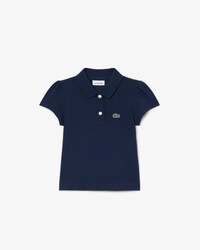 Scallop Collar Mini Piqu&eacute; Polo Shirt