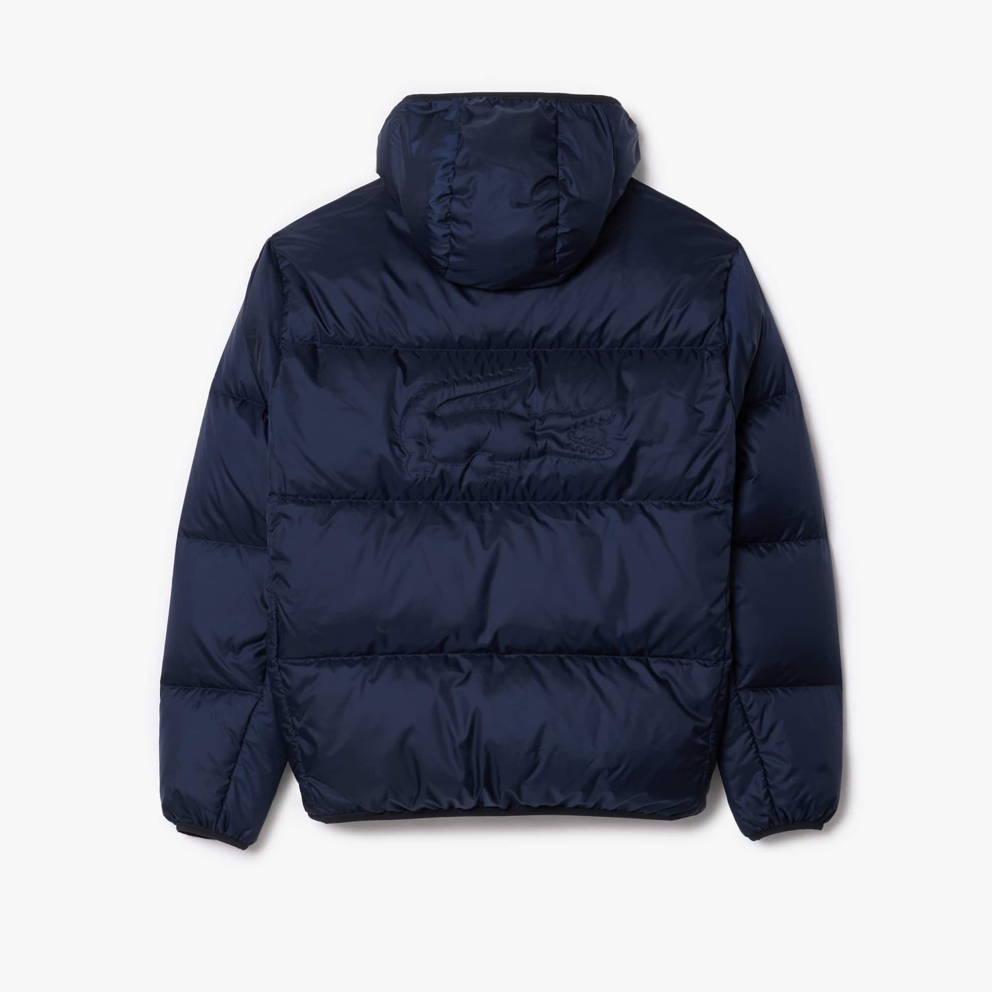 Short Water-Repellent Hooded Puffed Jacket - Men's Jackets & Coats