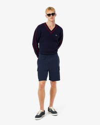 Cotton Fleece Cargo Shorts