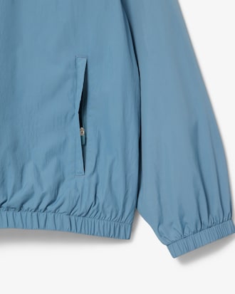 Water-Repellent Hooded Track Jacket
