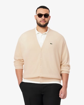 Relaxed Fit Carded Wool Cardigan