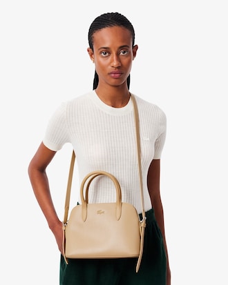 Small Piqu&eacute; Leather Chantaco Bugatti Bag