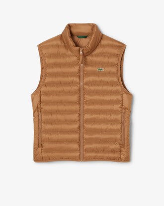 Water-Repellent Puffed Vest