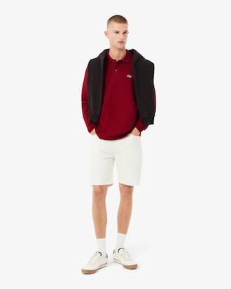 Classic Fit Long Sleeved L.12.12 Polo Shirt