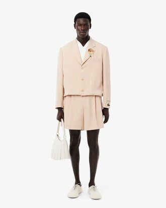 Runway Short Wool Twill Blazer