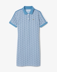Slim Fit Monogram Jacquard Polo Dress