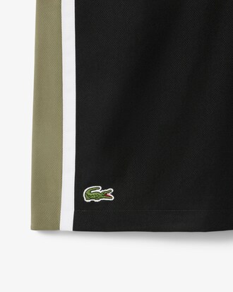Lightweight Colour-Block Stripe Tennis Shorts