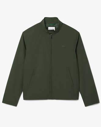 Water-Repellent Harrington Windbreaker Jacket