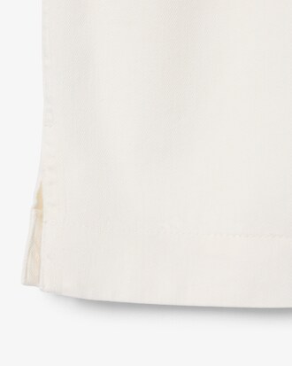 Oversized Denim Polo Dress