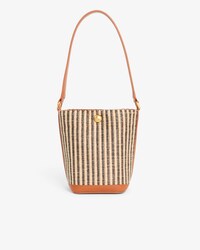 Small Summer Pack Raffia Bucket Bag