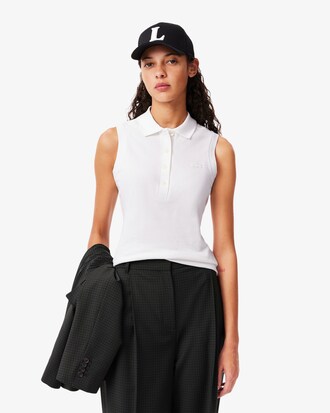 Slim Fit L.12.D Sleeveless Stretch Polo Shirt