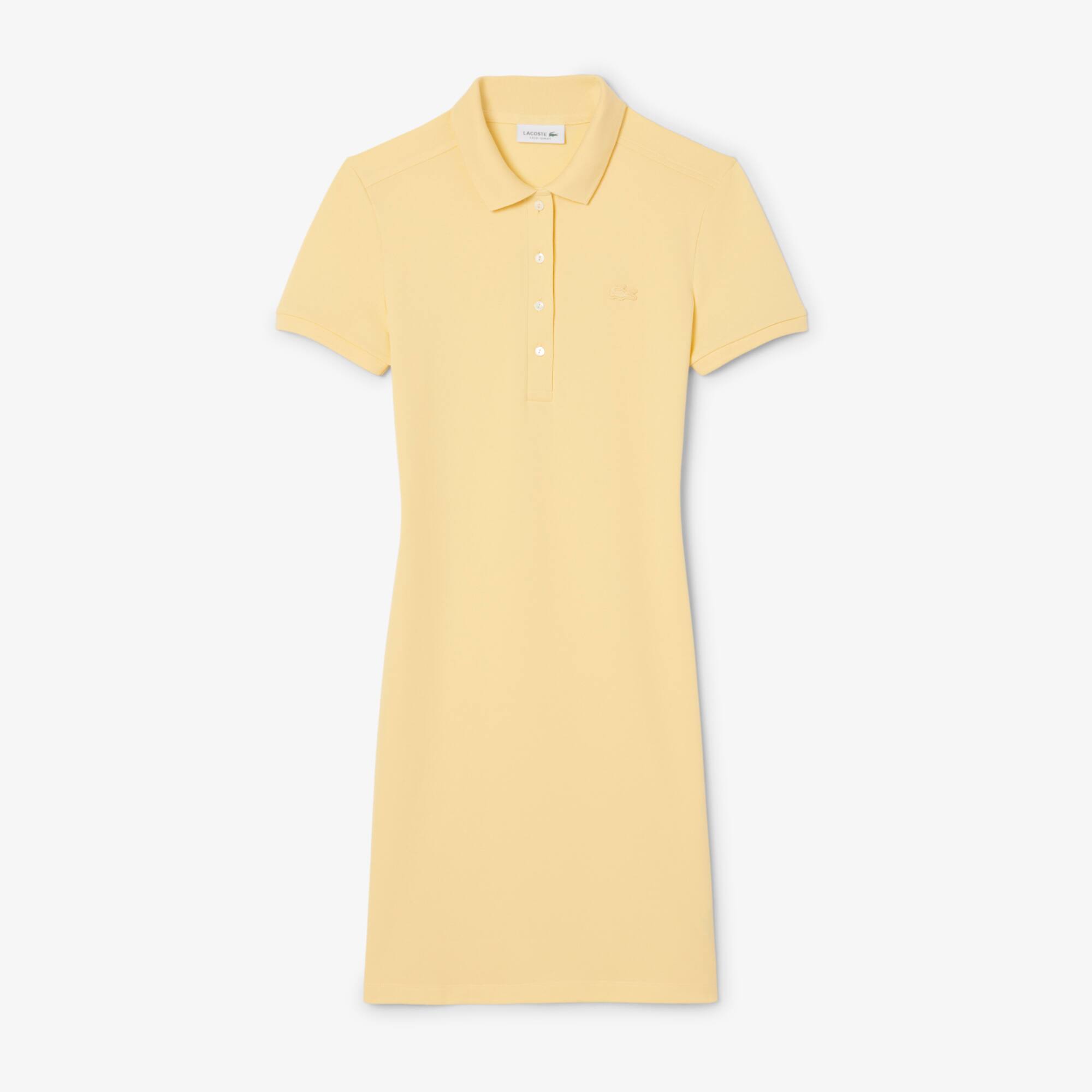 Slim Fit Stretch Piqué Polo Dress - Women's dresses & skirts